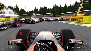 F1 Breakthrough Alonso in HARDCORE / Прорыв Алонсо на стоковом MCLAREN