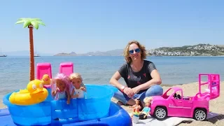 Spiel mit Barbie - Ein Tag am Meer - Spielzeugvideo für Kinder