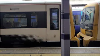 Southeastern Class 465 + Class 377 arrival and departure at Waterloo East station