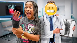 Our DAUGHTER BROKE HER ARM, We RUSHED to the HOSPITAL 🤕 | FamousTubeFamily