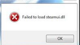 Failed to load steamui.dll /Русская версия решения проблеми