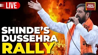 Eknath Shinde LIVE | Maharashtra CM Eknath Shinde's Dussehra Rally At BKC Ground | Dasra Melava 2022