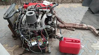 Carb vs EFI cold start on Mercedes Benz M102 Engine