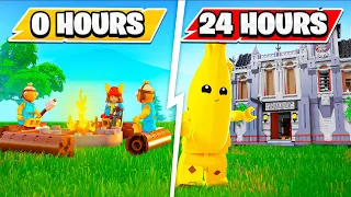 Players Only Had 24hrs To Build In Lego Fortnite!