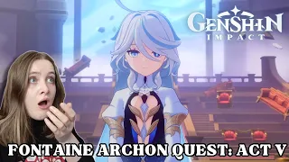 BEST ARCHON QUEST IN THE GAME |  Fontaine's Archon Quest Act 5 | Genshin Impact playthrough