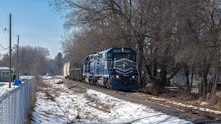 LSRC 303 and LSRC 4303 Leading 327N Northbound, Black River to Alpena Michigan