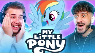 REACTING TO MY LITTLE PONY SONGS!!