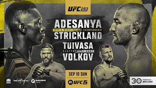 UFC 293 LIVE ADESANYA VS STRICKLAND LIVESTREAM & FULL FIGHT COMPANION