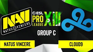 CS:GO - Natus Vincere vs. Cloud9 [Nuke] Map 3 - ESL Pro League Season 13 - Group C