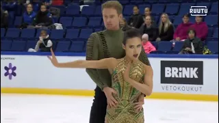 Madison Chock and Evan Bates - Finlandia Trophy 2019. FD.