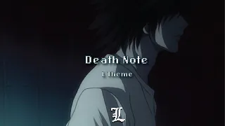 MY VERSION OF L’S THEME FROM DEATH NOTE , but he can finally relax 😴