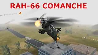 Lái trực thăng tàng hình RAH-66 trong game Comanche 4 - cũ mà hay.