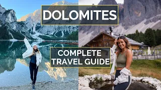 How to Plan a Trip to the Italian Dolomites | DOLOMITES TRAVEL GUIDE