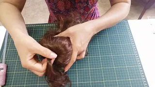 CABELO DE BONECA SINTÉTICO (PASSO A PASSO MUITO FÁCIL)