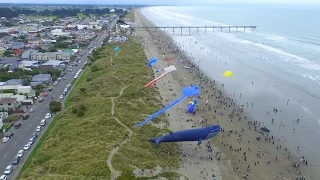 Kite Day at New Brighton Beach, Christchurch