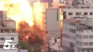 Israel pounds Gaza neighborhoods as people scramble for safety