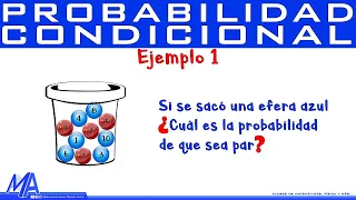 Probabilidad Condicional | Ejemplo 1