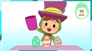 🐣 POCOYO AND NINA - Happy Easter! [93 min] | ANIMATED CARTOON for Children | FULL episodes