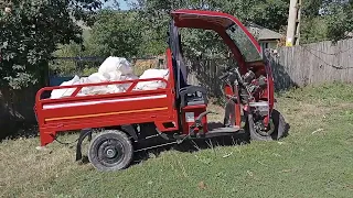 Prezentare Tuk-Tuk, plus test cu 300 și ceva de kg la deal! 🛻 Volta Vt5 Hercules 3.900 W/72v/60Ah.🚜🚀