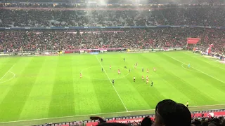 Robert Lewandowski GOAL! FC Bayern München vs RB Leipzig, Allianz Arena, Bundesliga atmosphere