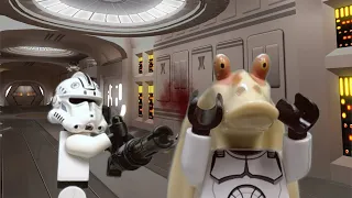 Lego Star Wars the Rise of Jar Jar Teaser (Lego Star Wars Stop Motion/Brickfilm) April Fools