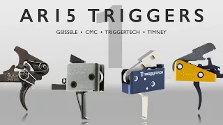 AR15 Trigger Comparison - Geissele, CMC, Triggertech, Timney