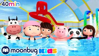 Schwimmen lernen | Kinderlieder und Cartoons | Little Baby Bum | Moonbug Kids Deutsch