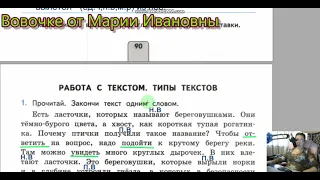 не с глаголами, типы текста, проверочные работы Тихомирова, 3 класс