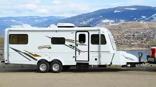 Bigfoot Fiberglass Travel Trailer Walk-Through | Small Travel Trailers