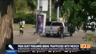 Feds bust firearms trafficked into Mexico from Arizona