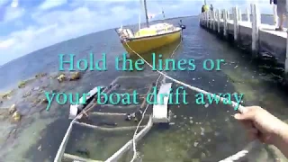 How to launch a sailboat single handed