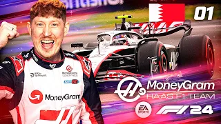 ALL NEW DRIVER CAREER!! F1 24 DRIVER CAREER EP1