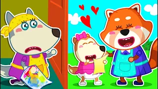 Ruby Doesn't Love Mommy Anymore! Mommy Feels Jealous 🐺 Funny Stories for Kids @LYCANArabic