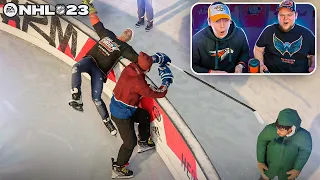 УЛИЧНЫЙ ХОККЕЙ ВО ДВОРЕ! ИГРАЕМ НА ДЕНЬГИ В NHL 23