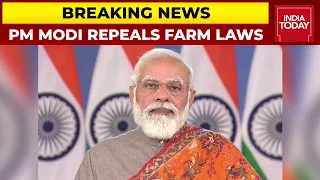 PM Narendra Modi Announces To Repeal Three Farm Laws, Urges Farmers To Withdraw Stir