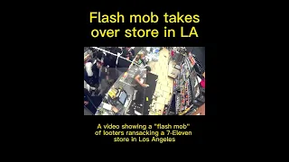 Flash mob takes over store in LA