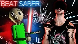BALDI'S BASICS SONGS!? | Beat Saber VR Expert Level Gameplay!