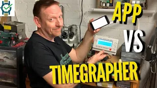 App vs Timegrapher.  (Weichi 1000 vs Watch Tuner Timegrapher)