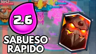 Juego el Ciclo Rápido del Super-Sabueso 2.6 de Elixir 😱 [Clash Royale]