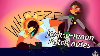 Jack-o-moon "PATCH" notes (Solar reading)