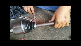 Cara tukar getah Drive Shaft Persona (Punca Kereta Berasap dan Bau Hangit)