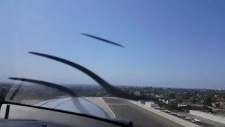 Takeoff from Santa Monica, CA.  Pilatus PC12.