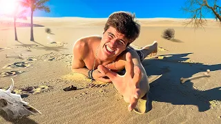 SOBREVIVI NO DESERTO POR 24 HORAS!