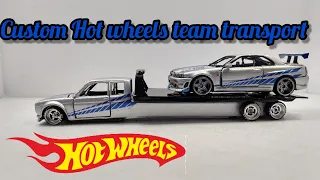 Custom Hot wheels team transport