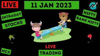 Live Intraday Trading on 11 Jan 2023 | Nifty Trend Today | Banknifty Live Trading Strategy | GOC