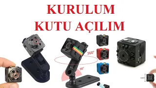 MİNİ KAMERA KURULUM KUTU AÇILIM