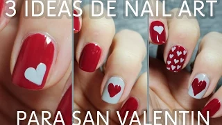 3 ideas para decorar tus uñas de San Valentín en menos de 5 minutos | FÁCIL