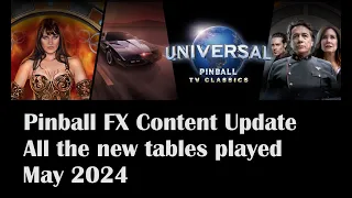 Pinball FX Spring 2024 Update 5 new Tables!