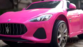 Uenjoy Maserati Grancabrio 12V Electric Kids Ride On Cars Motorized Vehicles for Girls