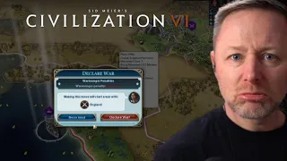 Limmy declares war on England CIVILIZATION VI